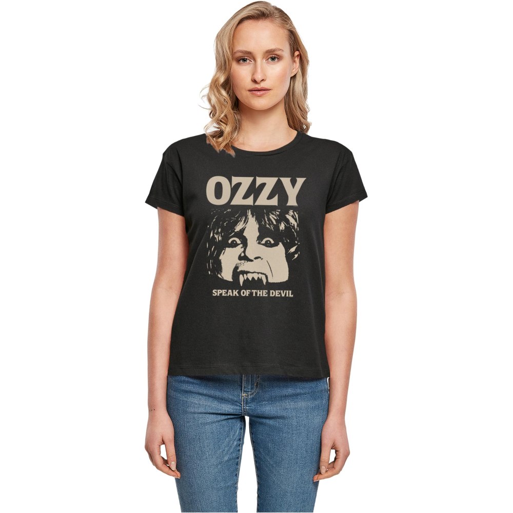 Merchcode Ozzy Osbourne - Speak Of The Devil Box Tshirt Femme - Noir